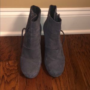 Cute Grey Toms Booties